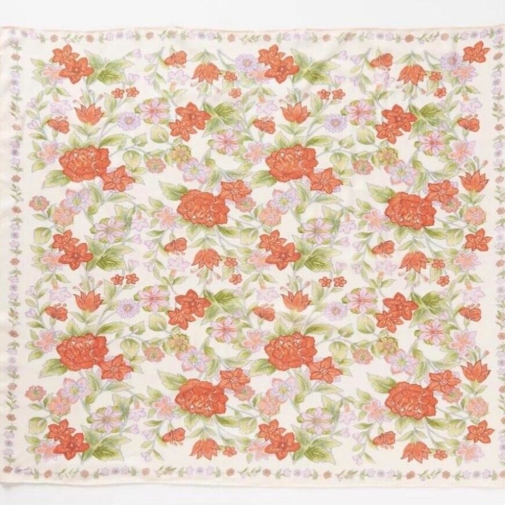 Anthropologie Multicolor Floral Scarf